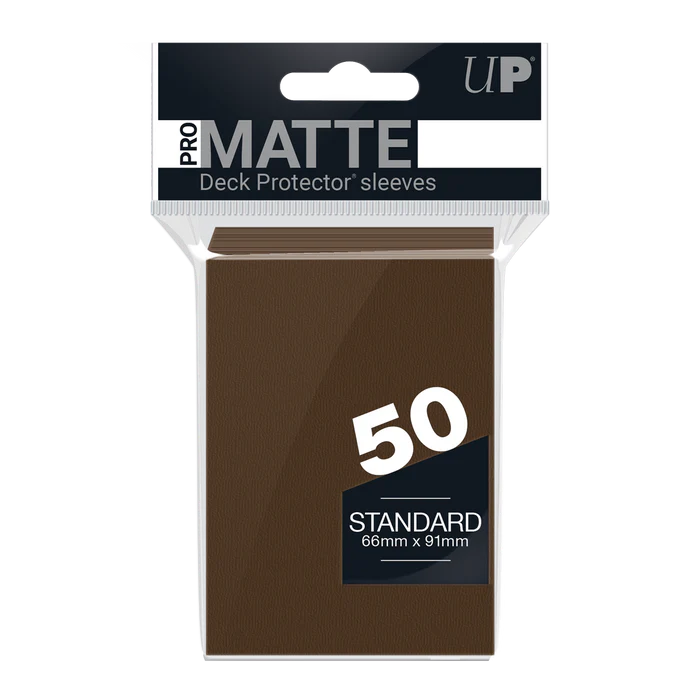 Ultra Pro - Pro Matte 50ct Brown